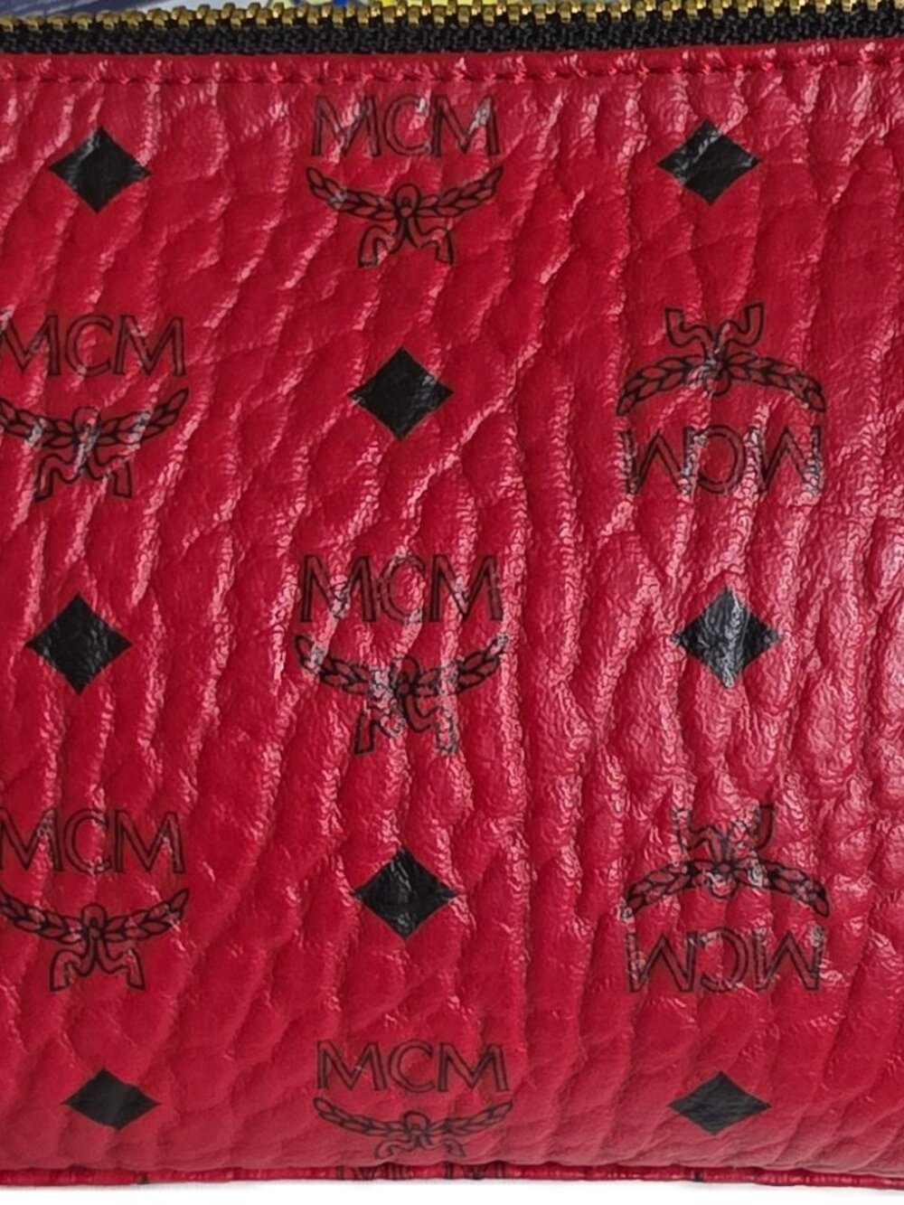 Authentic MCM Cosmetic Bag ~ small Clutch